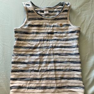 Toddler boy Old Navy 4T blue striped tank top